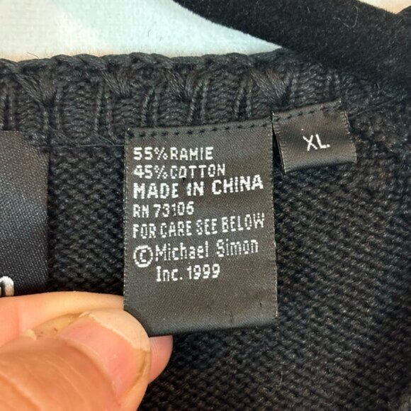 Michael Simon fashionista's through the decade Women's Cotton Cardigan Size XL - Picture 12 of 16